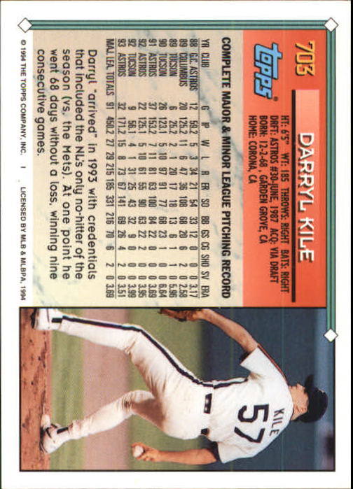 1994 Topps Gold Baseball Singles - You Choose - Picture 324 of 346