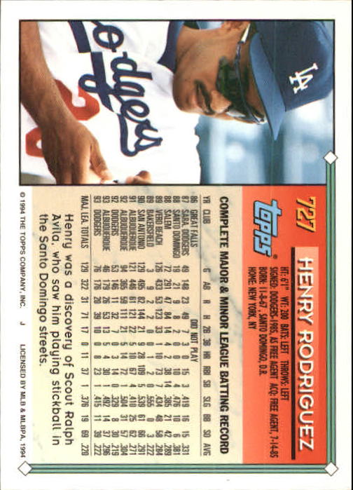 1994 Topps Gold Baseball Singles - You Choose - Picture 328 of 346