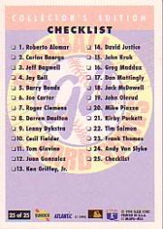 B2148- 1994 Fleer Sunoco Baseball Card #s 1-25 -You Pick- 15+ FREE US SHIP - Picture 51 of 51