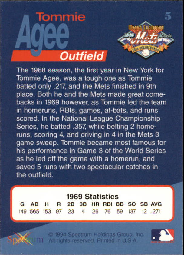 B2588- 1994 Mets '69 Tribute Baseball Cards 1-69+ -You Pick- 15+ FREE US SHIP - Picture 11 of 141