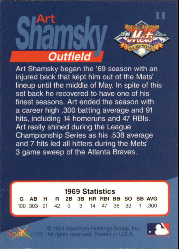 B2588- 1994 Mets '69 Tribute Baseball Cards 1-69+ -You Pick- 15+ FREE US SHIP - Picture 23 of 141