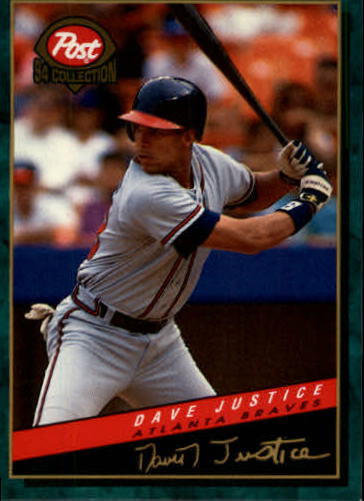 1994 Post #6 Dave Justice