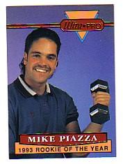 1994 Rembrandt Ultra-Pro Piazza #5 Mike Piazza/(In golf shirt,/dumbbell in hand)