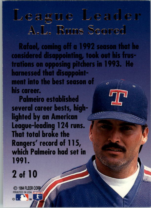 A0485- 1994 Ultra Baseball Karten 501-600 + Einsätze -du Pick- 15 + Gratis US - Bild 293 von 310