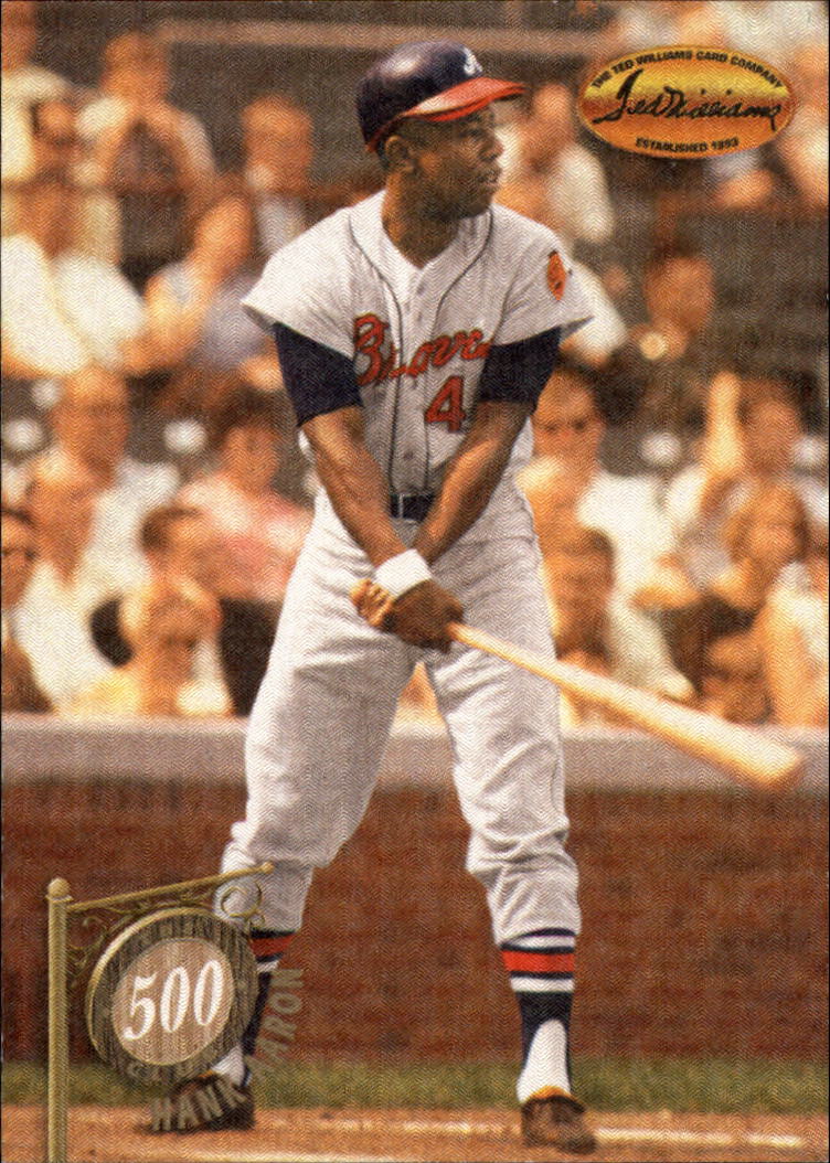 1994 Ted Williams 500 Club #1 Hank Aaron