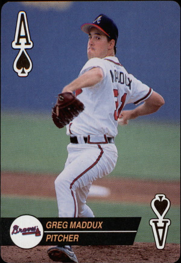 1994 U.S. Playing Cards Aces #1S Greg Maddux