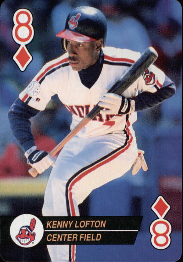 1994 U.S. Playing Cards Aces #8D Kenny Lofton