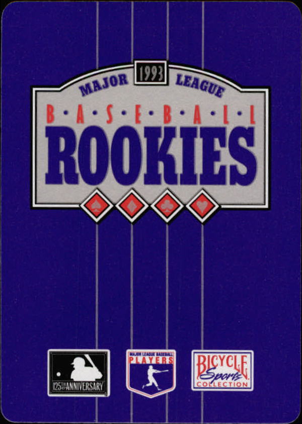 1994 U.S. Playing Cards Rookies #13H Mike Piazza back image