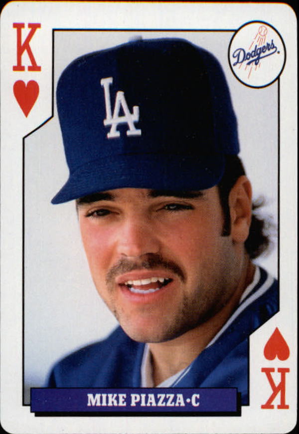 1994 U.S. Playing Cards Rookies #13H Mike Piazza
