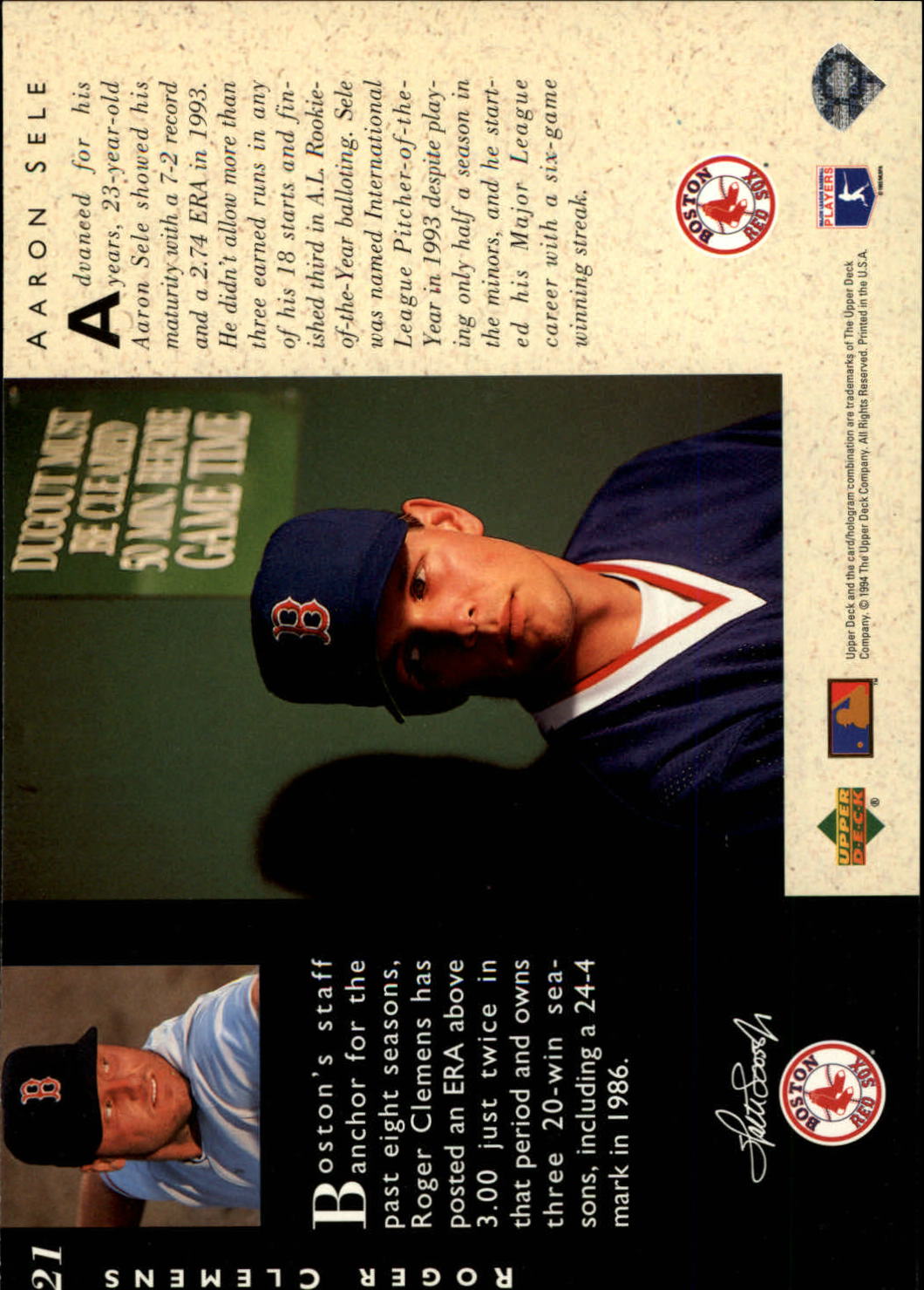 B6078- 1994 Upper Deck All-Star Jumbos BB #s 1-48 -You Pick- 15+ FREE US SHIP - Picture 31 of 80