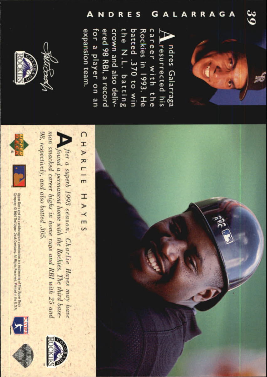 B6078- 1994 Upper Deck All-Star Jumbos BB #s 1-48 -You Pick- 15+ FREE US SHIP - Picture 65 of 80