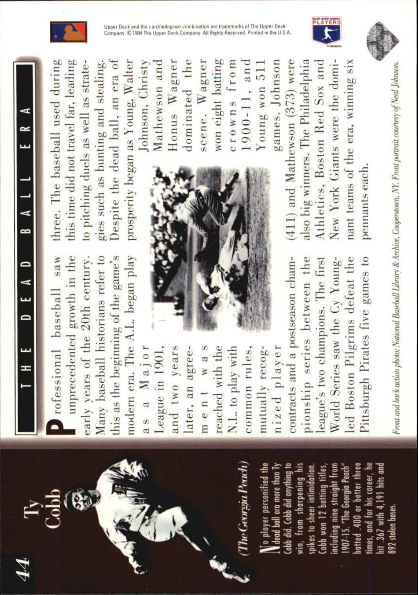 B6078- 1994 Upper Deck All-Star Jumbos BB #s 1-48 -You Pick- 15+ FREE US SHIP - Picture 73 of 80