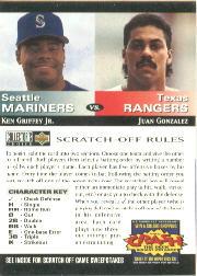 1994 Collector's Choice Team vs. Team #7 K.Griffey/J.Gonzalez