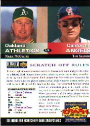 1994 Collector's Choice Team vs. Team #10 M.McGwire/T.Salmon