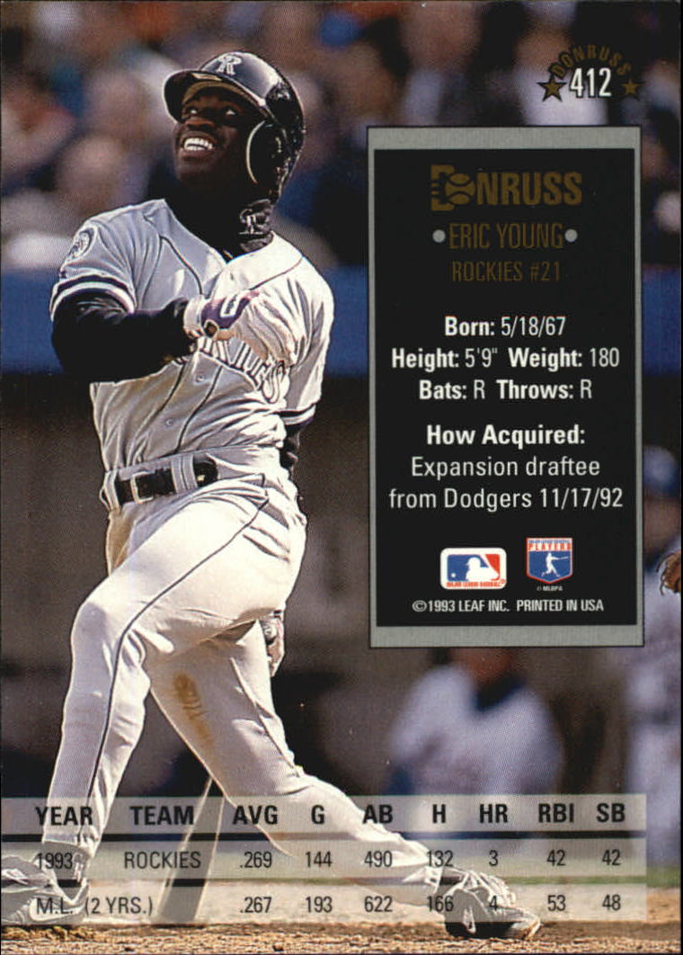 A8098- 1994 Donruss Baseball #S 401-600 + Rookies -du Pick- 15 + Gratis US - Bild 25 von 399