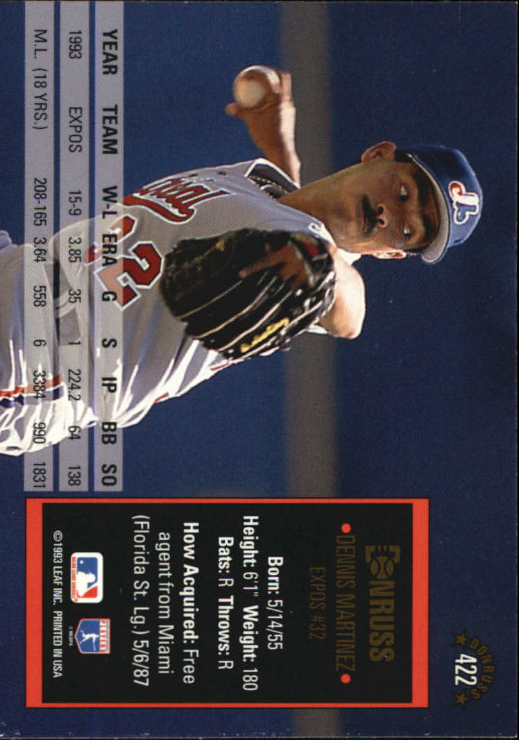 A8098- 1994 Donruss Baseball #S 401-600 + Rookies -du Pick- 15 + Gratis US - Bild 45 von 399