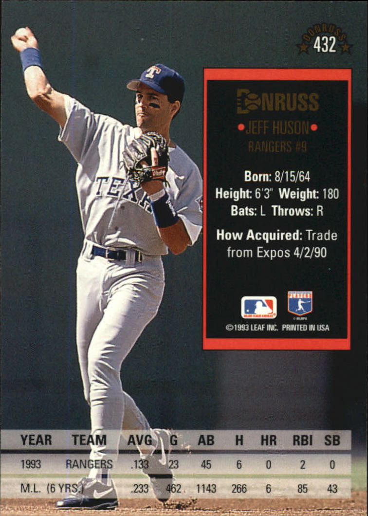 A8098- 1994 Donruss Baseball #S 401-600 + Rookies -du Pick- 15 + Gratis US - Bild 65 von 399