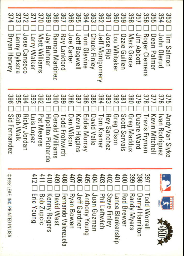 A8098- 1994 Donruss Baseball #S 401-600 + Rookies -du Pick- 15 + Gratis US - Bild 81 von 399