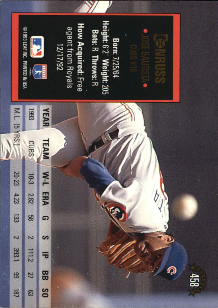 A8098- 1994 Donruss Baseball #S 401-600 + Rookies -du Pick- 15 + Gratis US - Bild 115 von 399