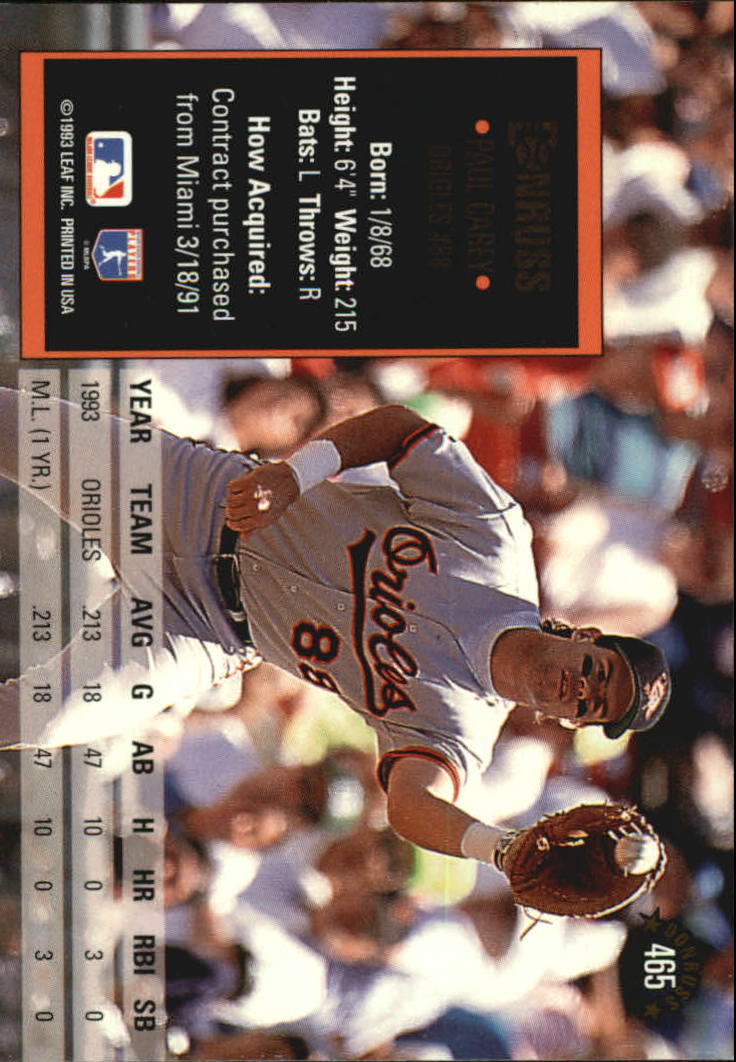 A8098- 1994 Donruss Baseball #S 401-600 + Rookies -du Pick- 15 + Gratis US - Bild 129 von 399
