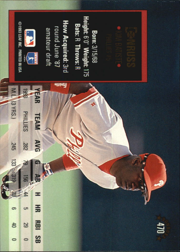A8098- 1994 Donruss Baseball #S 401-600 + Rookies -du Pick- 15 + Gratis US - Bild 139 von 399