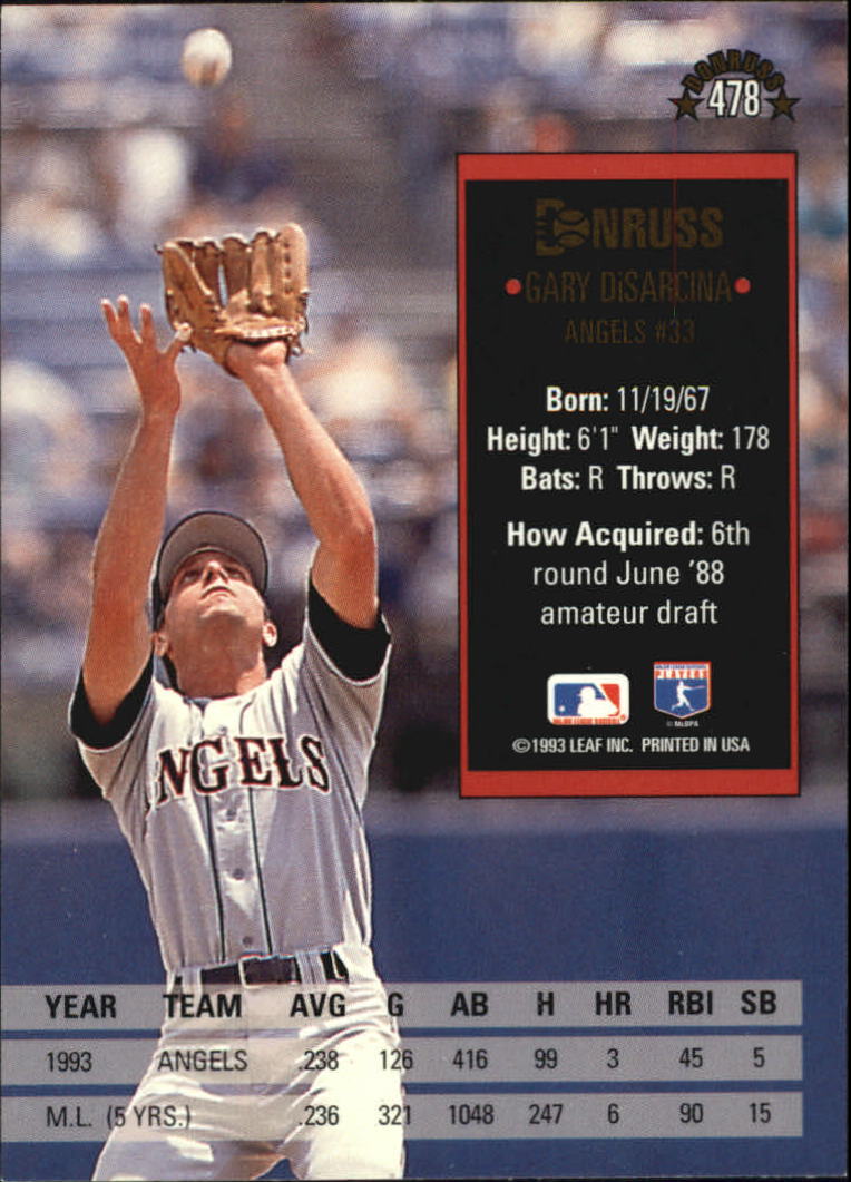 A8098- 1994 Donruss Baseball #S 401-600 + Rookies -du Pick- 15 + Gratis US - Bild 155 von 399