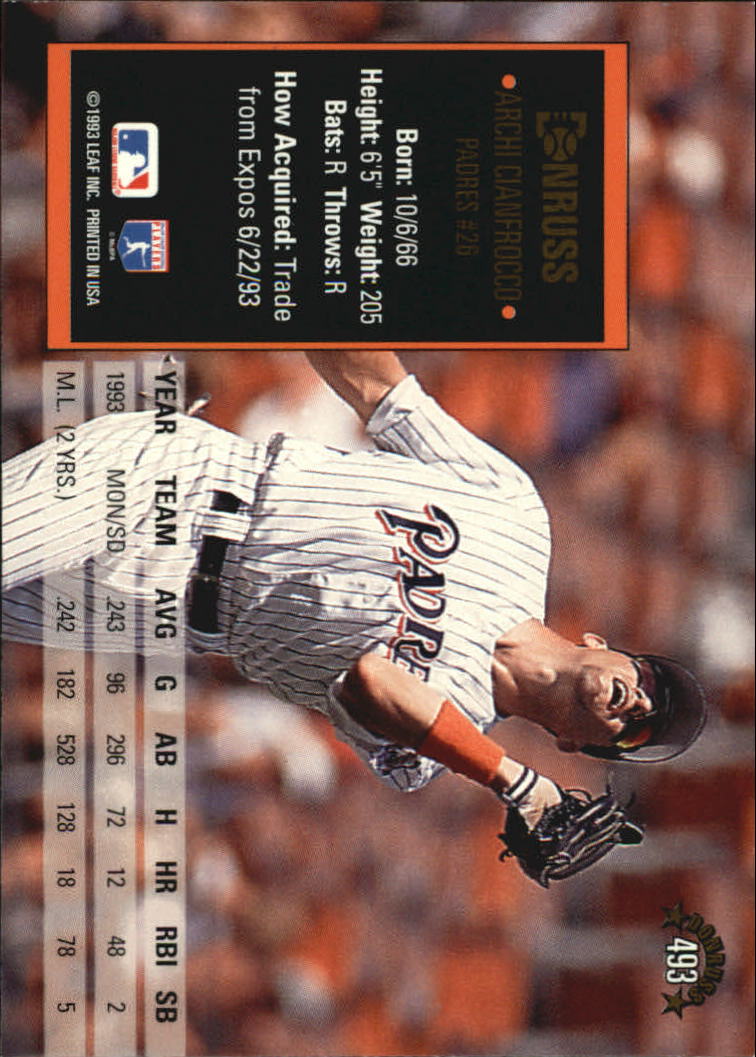 A8098- 1994 Donruss Baseball #S 401-600 + Rookies -du Pick- 15 + Gratis US - Bild 185 von 399