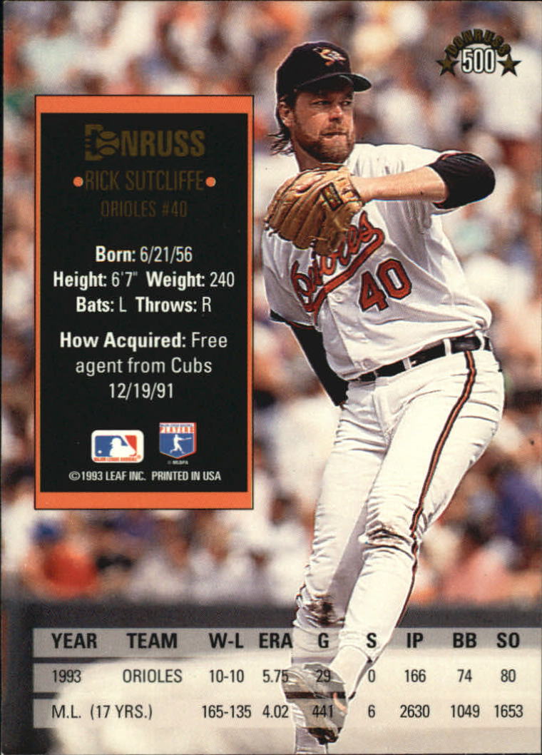 A8098- 1994 Donruss Baseball #S 401-600 + Rookies -du Pick- 15 + Gratis US - Bild 199 von 399