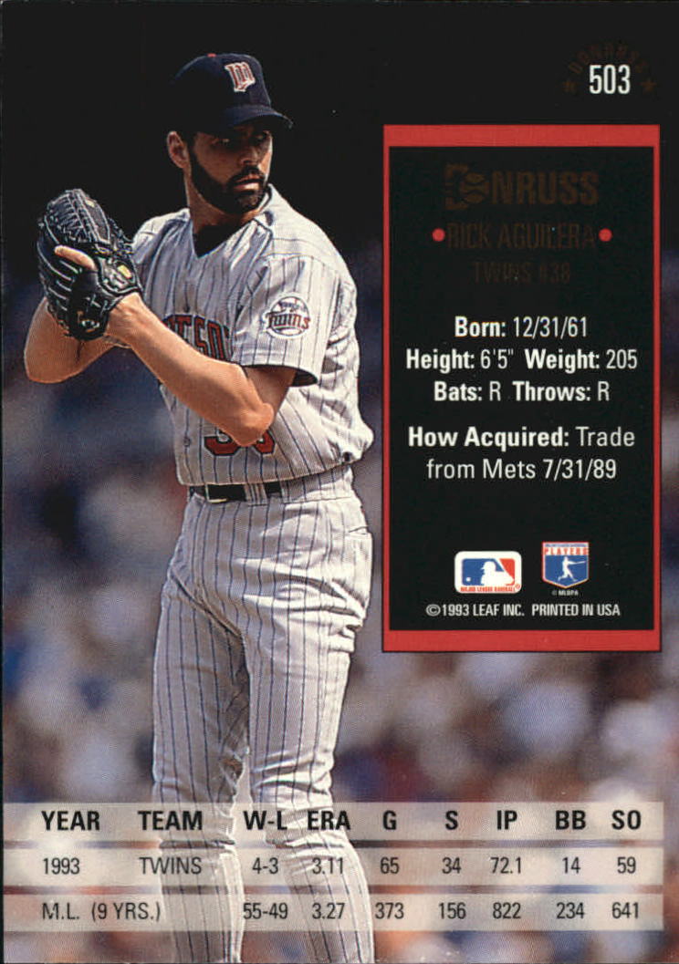 A8098- 1994 Donruss Baseball #S 401-600 + Rookies -du Pick- 15 + Gratis US - Bild 205 von 399