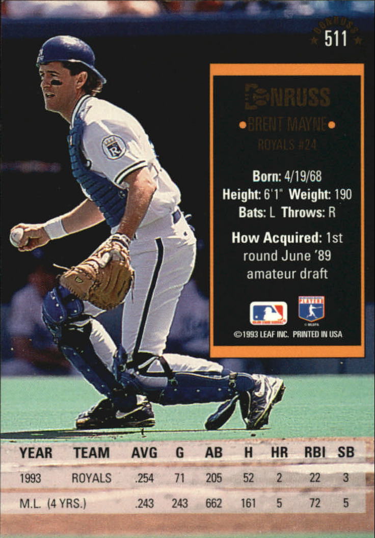 A8098- 1994 Donruss Baseball #S 401-600 + Rookies -du Pick- 15 + Gratis US - Bild 221 von 399