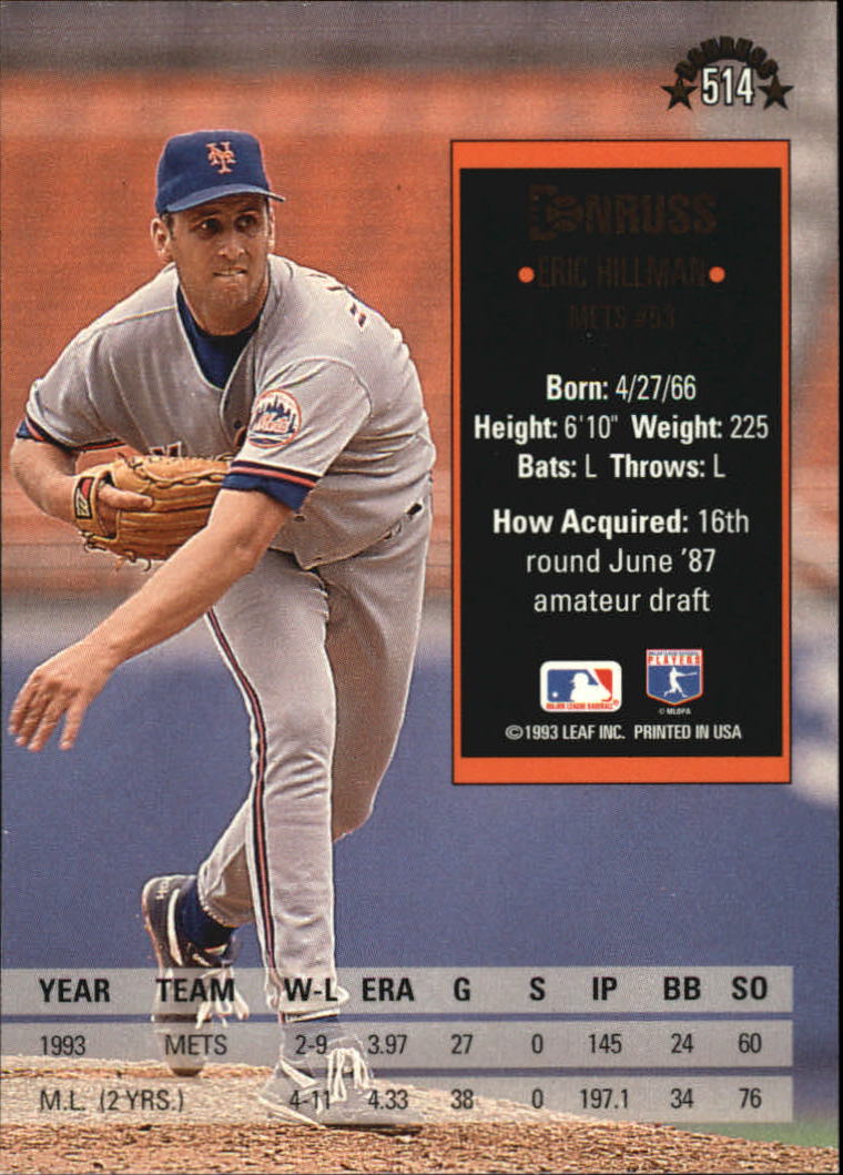 A8098- 1994 Donruss Baseball #S 401-600 + Rookies -du Pick- 15 + Gratis US - Bild 227 von 399