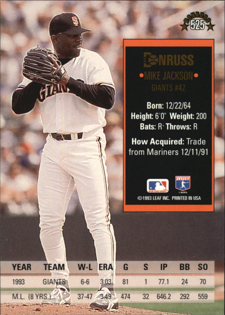 A8098- 1994 Donruss Baseball #S 401-600 + Rookies -du Pick- 15 + Gratis US - Bild 249 von 399