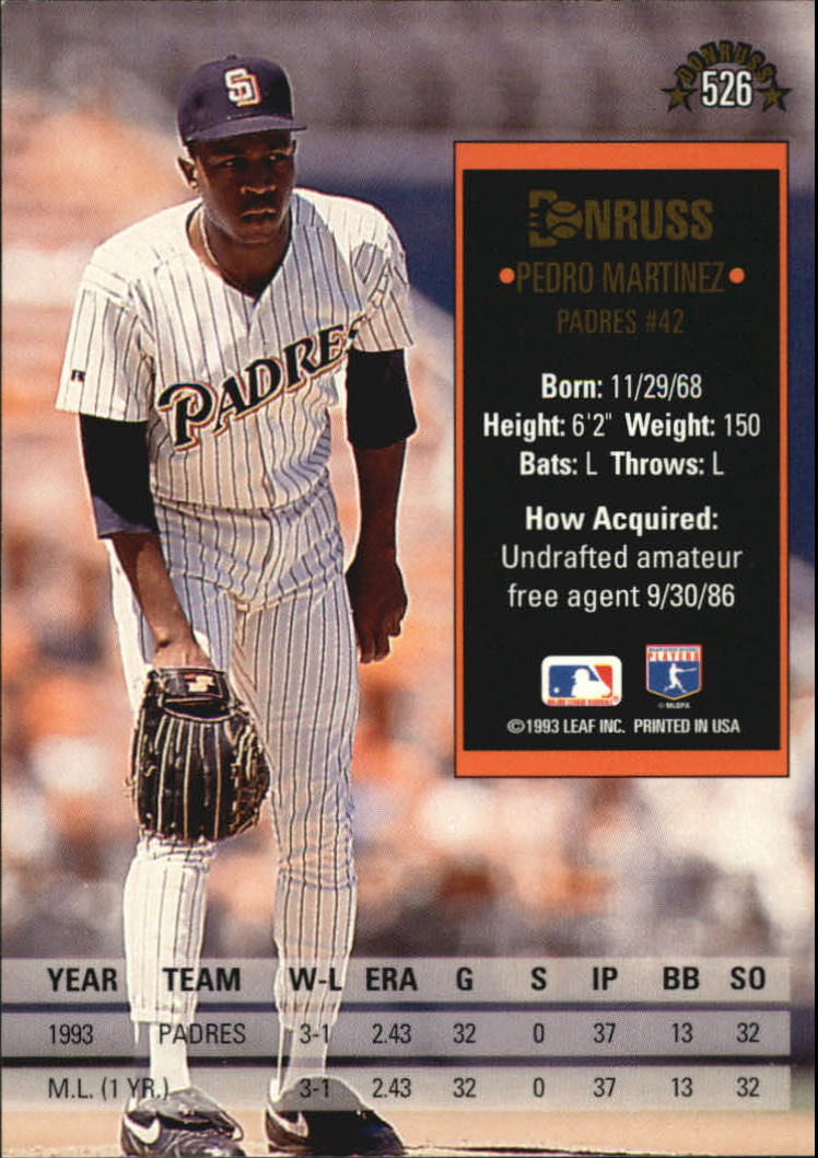 A8098- 1994 Donruss Baseball #S 401-600 + Rookies -du Pick- 15 + Gratis US - Bild 251 von 399