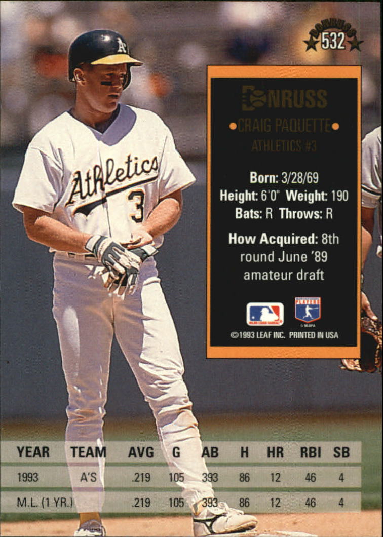 A8098- 1994 Donruss Baseball #S 401-600 + Rookies -du Pick- 15 + Gratis US - Bild 263 von 399
