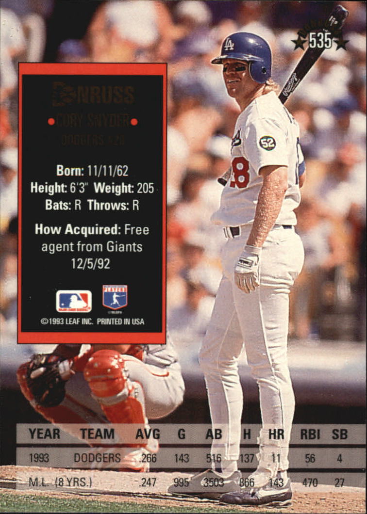 A8098- 1994 Donruss Baseball #S 401-600 + Rookies -du Pick- 15 + Gratis US - Bild 269 von 399