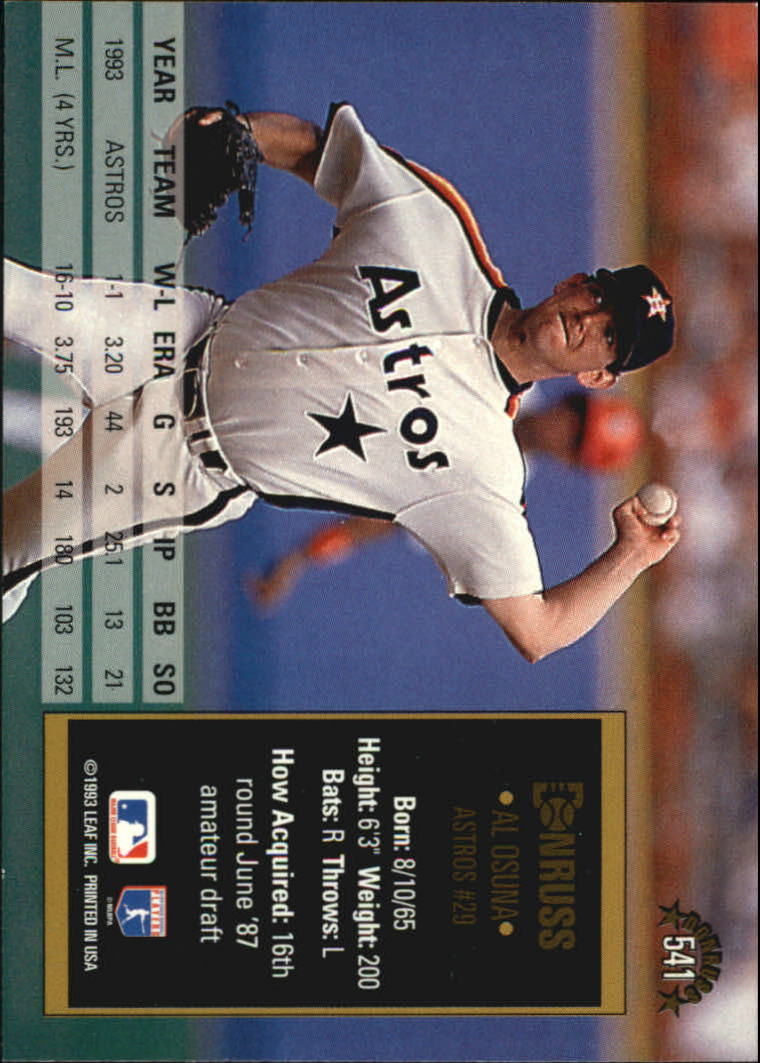 A8098- 1994 Donruss Baseball #S 401-600 + Rookies -du Pick- 15 + Gratis US - Bild 281 von 399