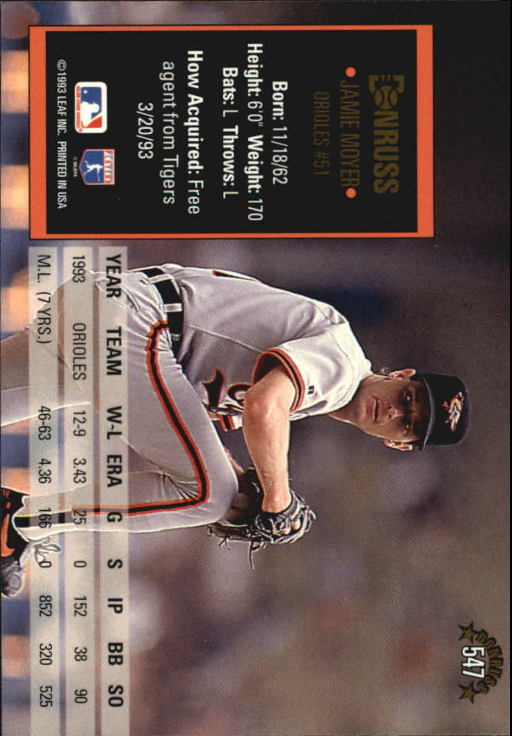 A8098- 1994 Donruss Baseball #S 401-600 + Rookies -du Pick- 15 + Gratis US - Bild 293 von 399