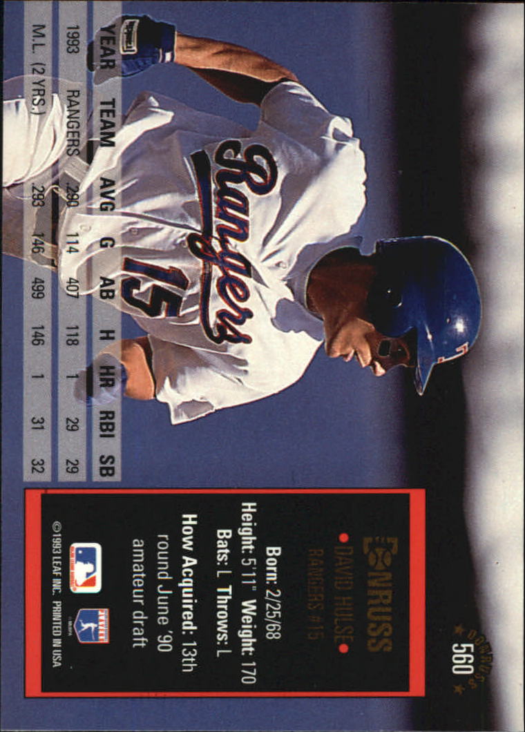 A8098- 1994 Donruss Baseball #S 401-600 + Rookies -du Pick- 15 + Gratis US - Bild 319 von 399