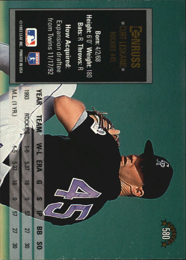 A8098- 1994 Donruss Baseball #S 401-600 + Rookies -du Pick- 15 + Gratis US - Bild 359 von 399