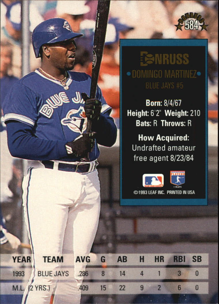 A8098- 1994 Donruss Baseball #S 401-600 + Rookies -du Pick- 15 + Gratis US - Bild 367 von 399