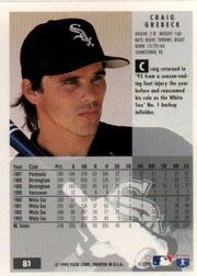 B4264- 1994 Fleer Baseball Card #s 1-250 +Rookies -You Pick- 15+ FREE US SHIP - Picture 153 of 456