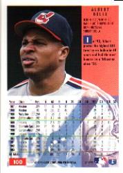 1994 Fleer #100 Albert Belle back image