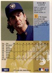 B4264- 1994 Fleer Baseball Card #s 1-250 +Rookies -You Pick- 15+ FREE US SHIP - Picture 340 of 456