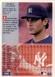 B4264- 1994 Fleer Baseball Card #s 1-250 +Rookies -You Pick- 15+ FREE US SHIP - Picture 454 of 456