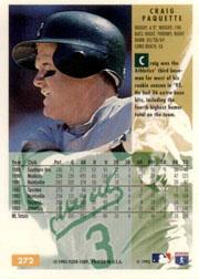 1994 Fleer Baseball "Main Set" Base Cards #241 to #480 - Picture 63 of 475
