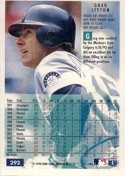 1994 Fleer Baseball "Main Set" Base Cards #241 to #480 - Picture 103 of 475