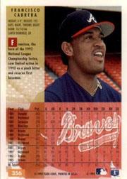1994 Fleer Baseball "Main Set" Base Cards #241 to #480 - Picture 231 of 475