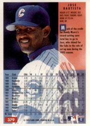 1994 Fleer Baseball "Main Set" Base Cards #241 to #480 - Picture 274 of 475