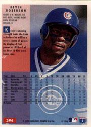 1994 Fleer Baseball "Main Set" Base Cards #241 to #480 - Picture 304 of 475