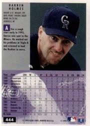 1994 Fleer Baseball "Main Set" Base Cards #241 to #480 - Picture 403 of 475